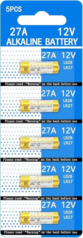 A27 Battery, 27A 12V Alkaline Batteries Long-Lasting 12 Volt A27 Batte
