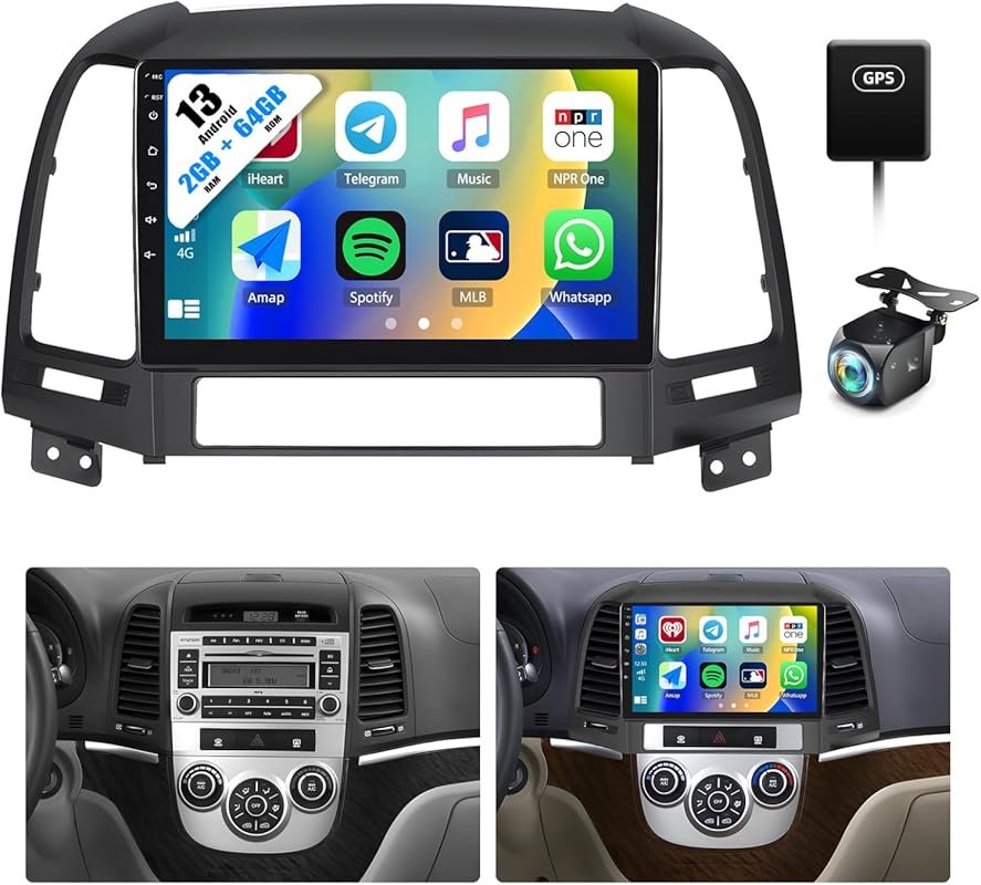 Android 13 Car Stereo for Hyundai Santa Fe 2006