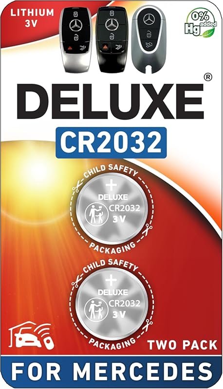 Key Fob Replacement Batteries for Mercedes-Benz CR2032  Remote Key