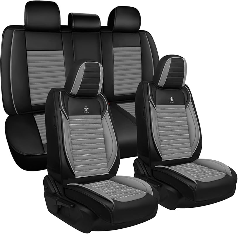 Breathable Leather Seat Covers for Toyota Tacoma Models from 2005 to 2