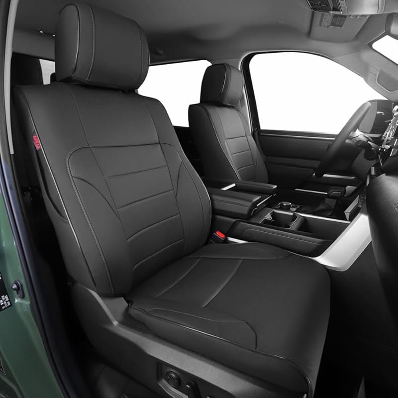 HKZ Custom Fit Leather Seat Covers for the Toyota Tundra CrewMax and D