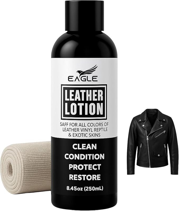 Eagle Leather Conditioner with Lanolin and Natural Oils to Clean and P