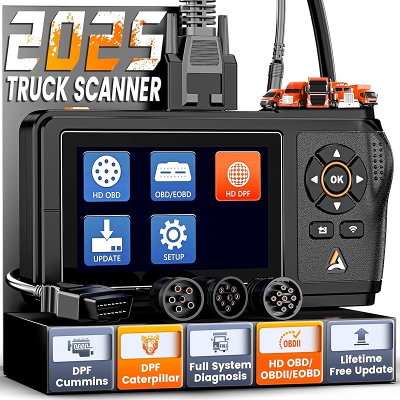 ANCEL HD430 Heavy Duty Truck Scanner with DPF Reset and Forced Regener