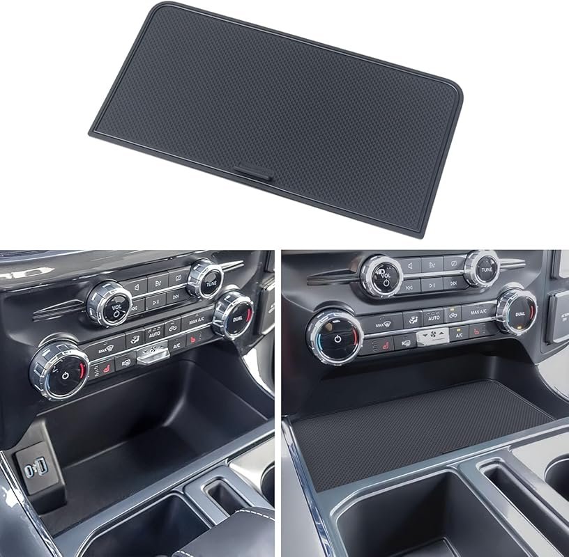 Hidden Pocket Lid for Ford F150 Center Console Compatible with 2021-20