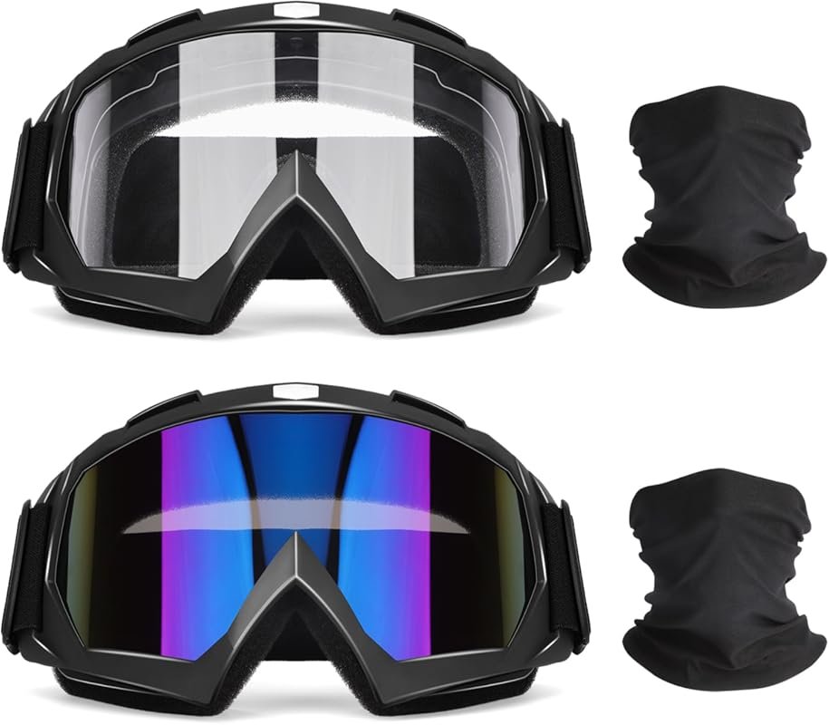 OXG Motorcycle Goggles for Men with Protective Eyewear for Dirt Bike, 