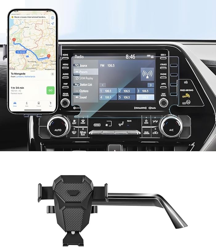 Car Phone Holder for Toyota Highlander 2020-2025, Compatible with Most