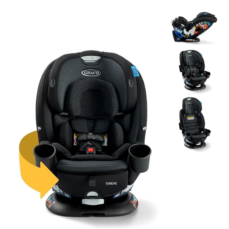Graco Turn2Me 3-in-1 Rotating Convertible Car Seat for Rear-Facing and