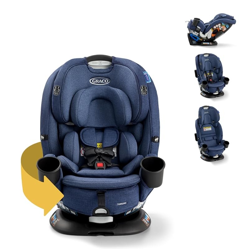 Graco Turn2Me 3-in-1 Rotating Convertible Car Seat with Rear and Forwa