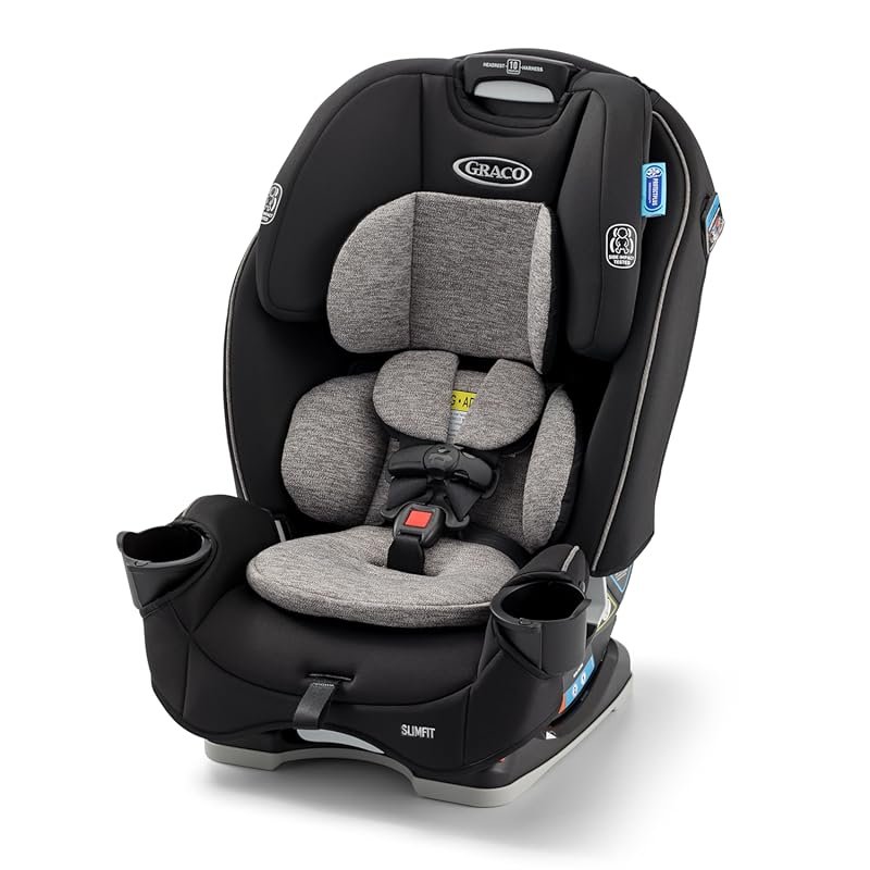 Graco Slimfit 3-in-1 Convertible Car Seat with Space-Saving Design and