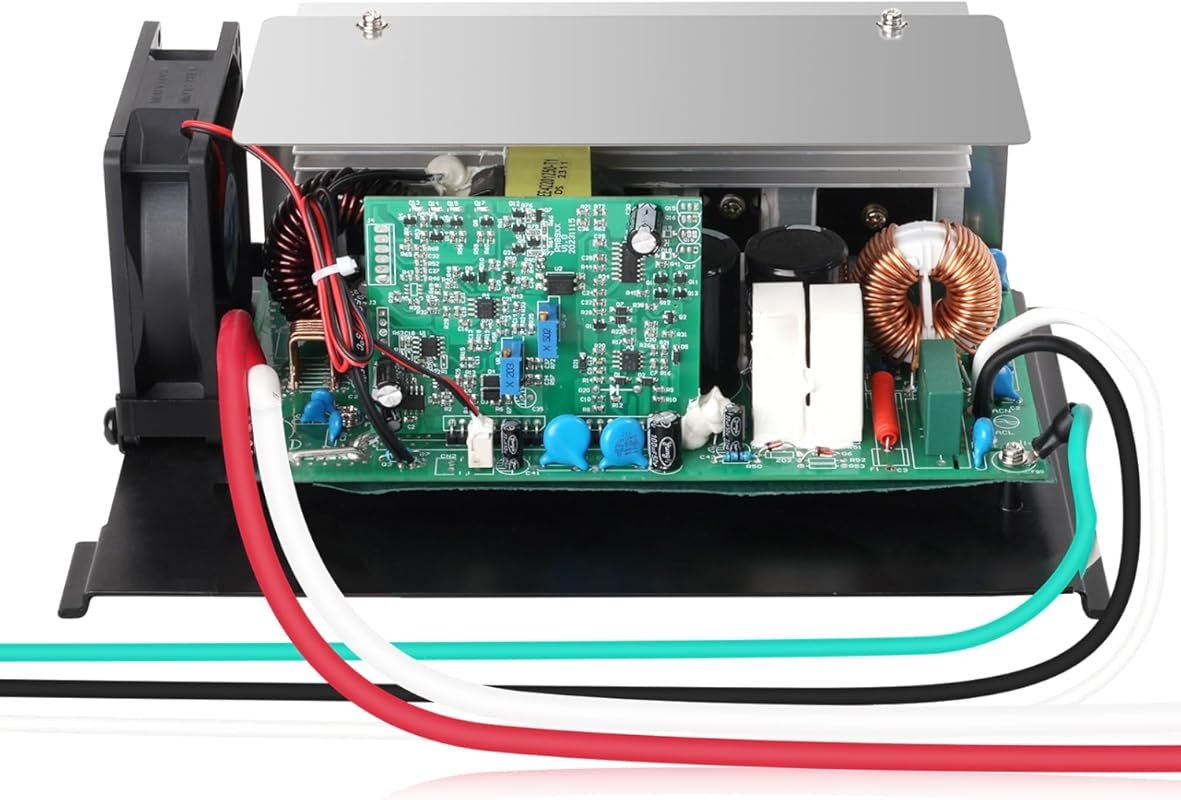 WF-8955-MBA 55 Amp RV Power Converter with 14.6V Three-Stage Smart Cha