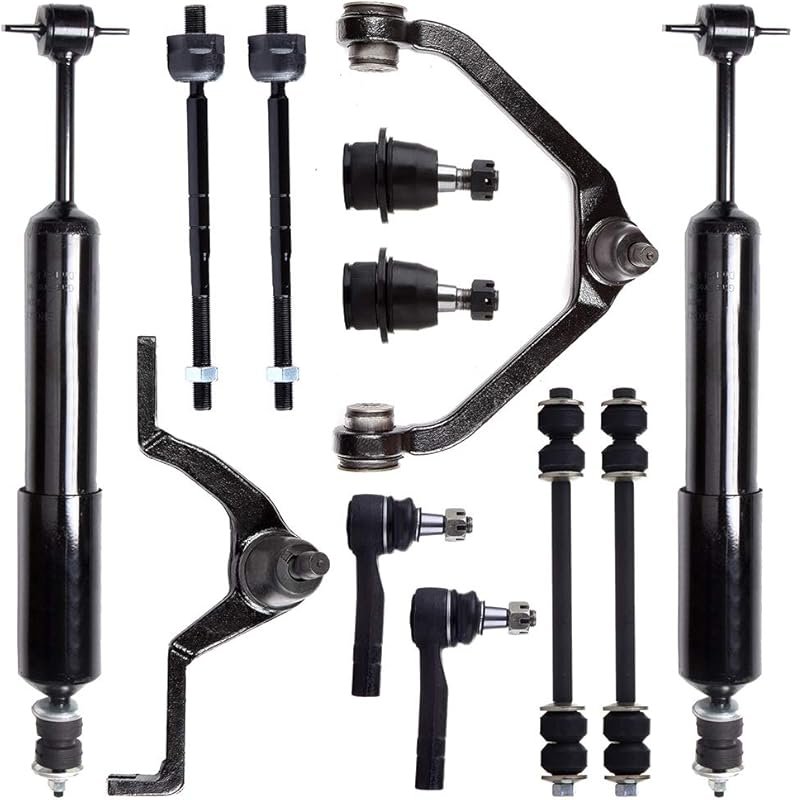 Suspension Kit with Struts, Shock Absorbers, Tie Rods, and Ball Joints