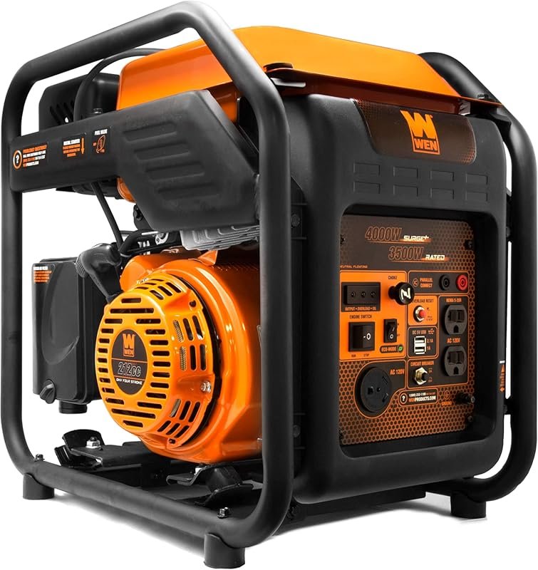 WEN RV-Ready 4000-Watt Open Frame Inverter Generator