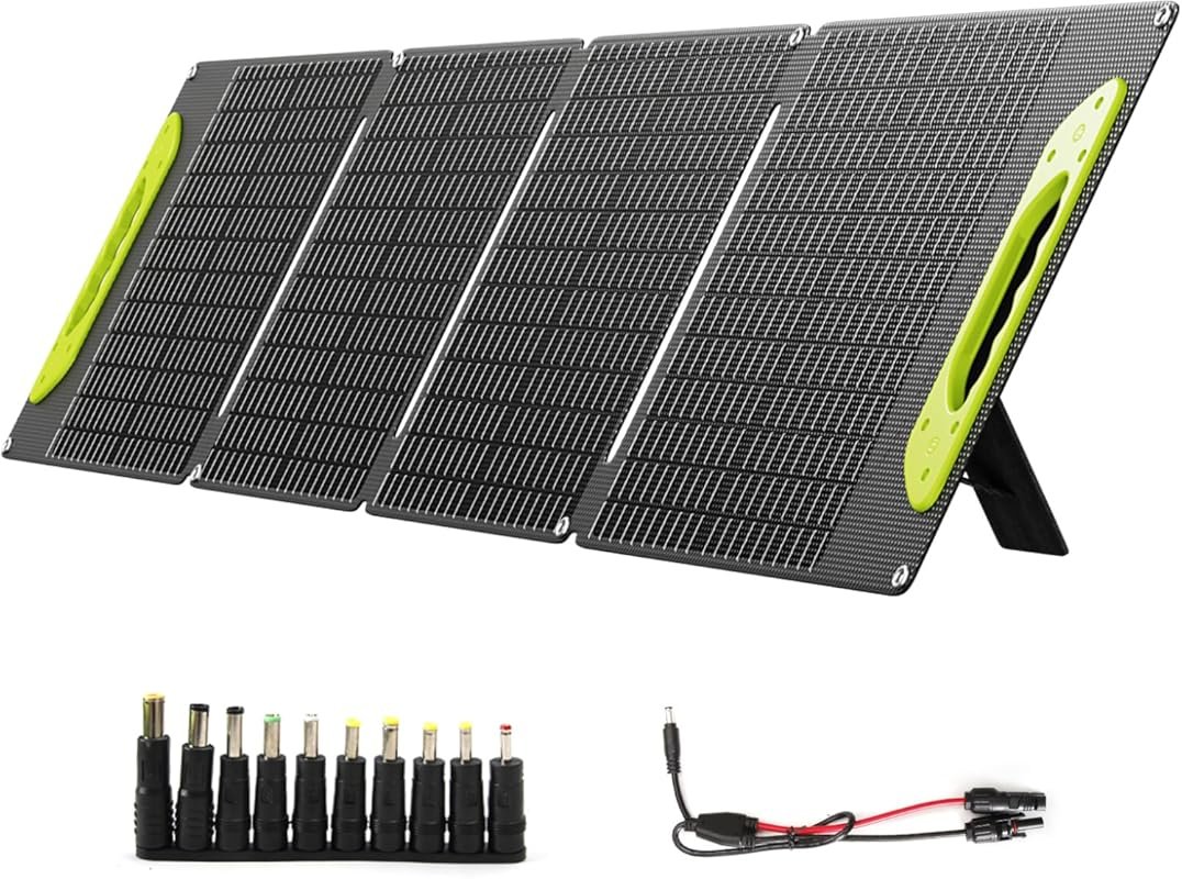100W Portable Foldable Solar Panel Charger with Controller for Power S