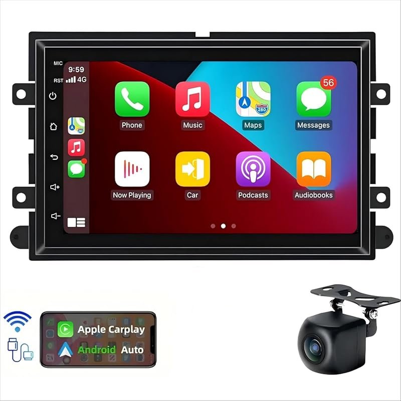 7 Inches HD Touchscreen Car Stereo Radio for Ford F150 F250 F350 2004