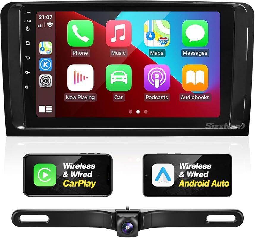 Car Stereo for Mercedes-Benz GL ML Class with Wireless CarPlay Android