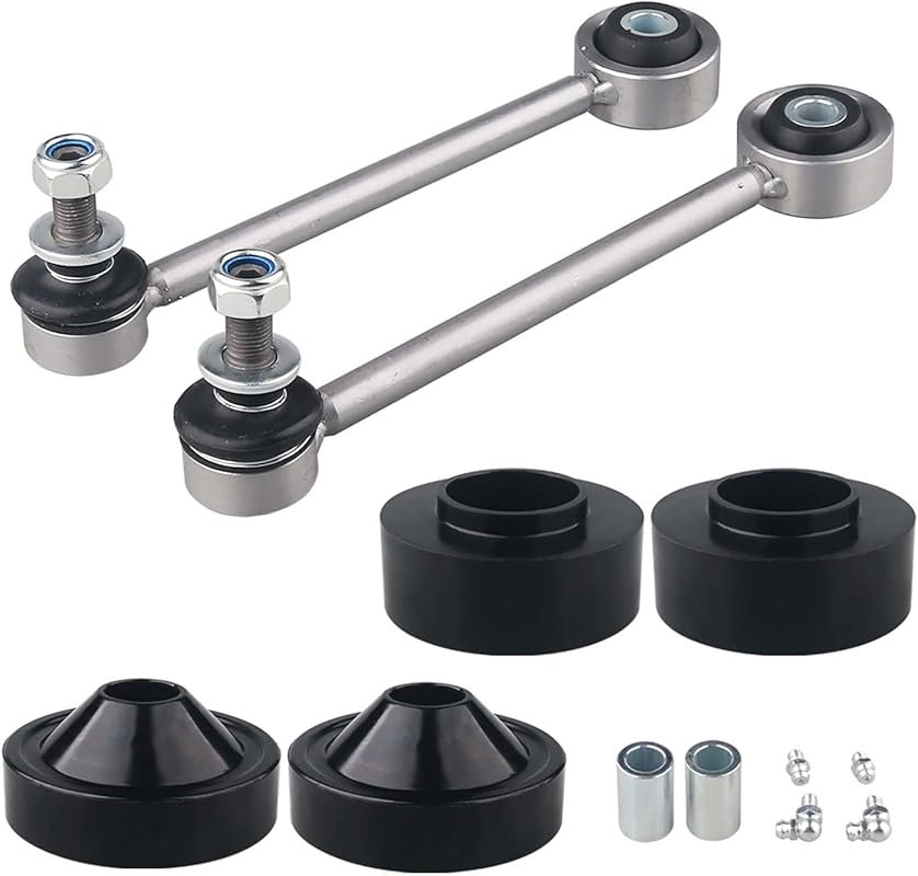 MR HELLO 2-Inch Front and 1-Inch Rear Lift Kit with End Links for Jeep