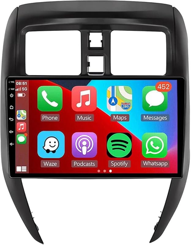 10.1-Inch Android 13 Car Stereo for Nissan Versa 2015-2019 with Wirele