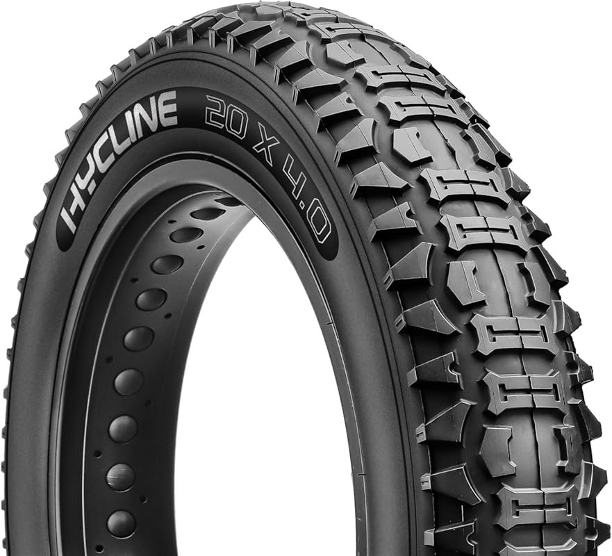 Hycline Ebike Replacement Fat Tire 20x4.0 Inch All-Terrain Folding Tir