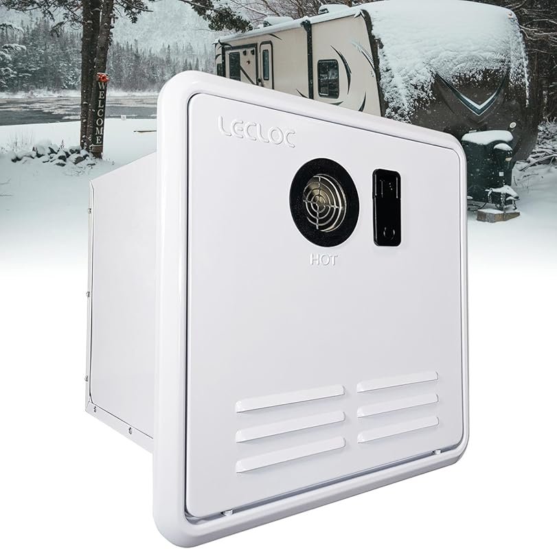 60000 BTU RV Tankless Propane Water Heater with ETL Listing 16.1x16.1 Door