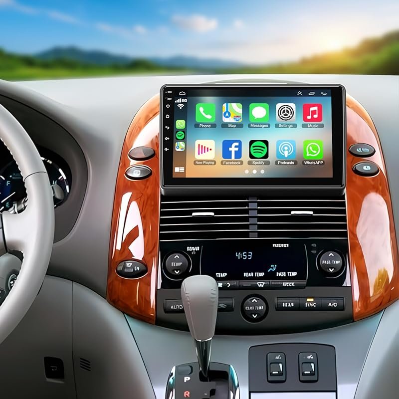 Android 13 Car Radio for Toyota Sienna 2004-2010 Featuring Wireless An