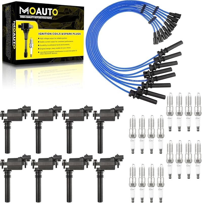 Complete Tune-Up Kit with Ignition Coils and Iridium Spark Plugs for 2