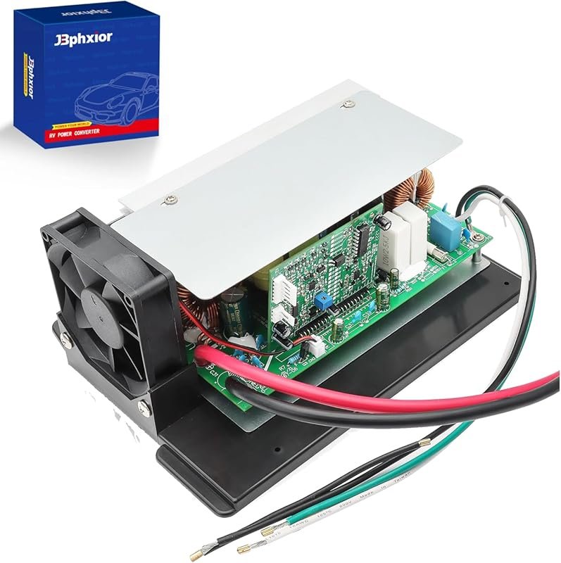 WF-8955-MBA 55 Amp RV Power Converter Compatible with Lead-Acid and Li