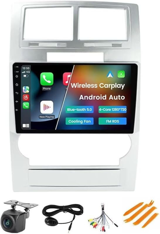 9-Inch Touch Screen Car Stereo for 2009 Dodge Charger with Wireless Ca