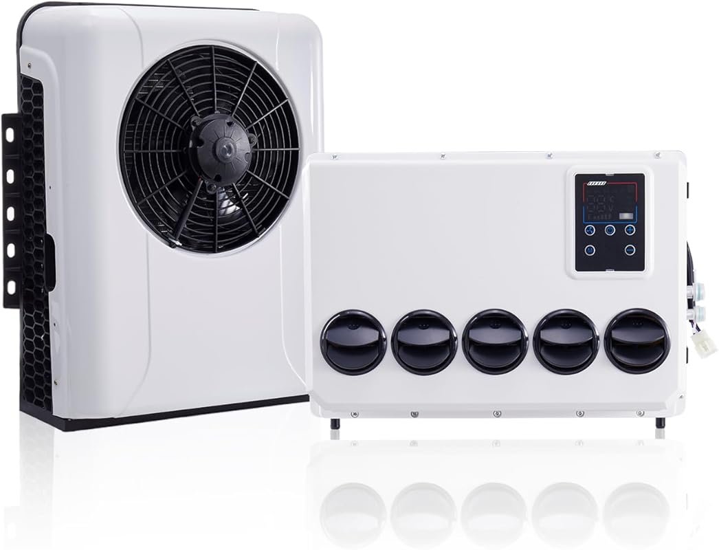 9000 BTU 12V DC Truck Split Air Conditioner for Semi Trucks and RVs