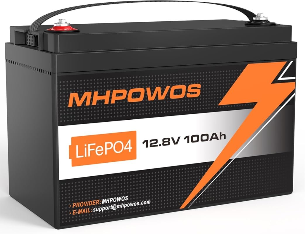 12V 100Ah LiFePO4 Deep Cycle Battery in Group 31 with 15000 Cycles for