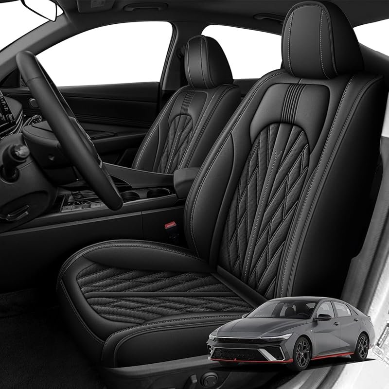 Custom Fit Hyundai Elantra Car Seat Covers for 2007 to 2026 Models wit