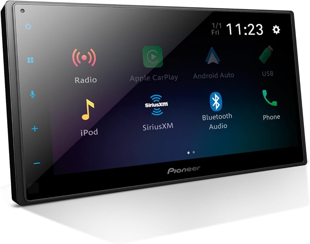 Pioneer DMH-1600NEX 6.8-Inch Double Din Receiver with Built-in Bluetoo