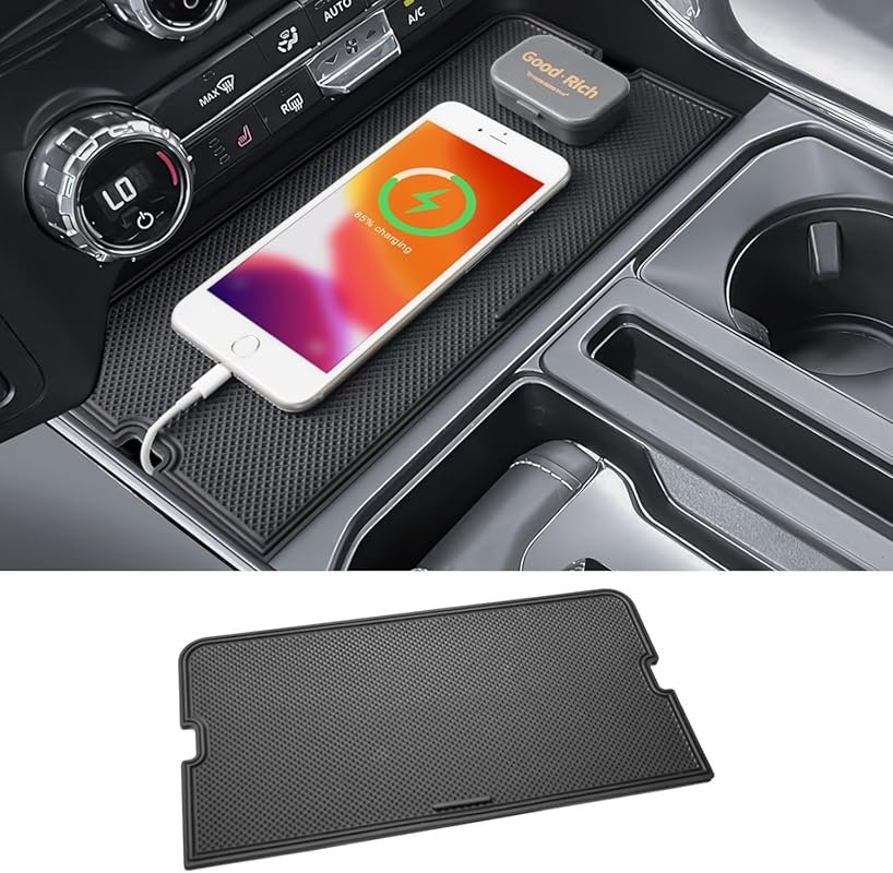 Silicone Console Cover for Ford F-150 and Lightning XLT with Hidden St