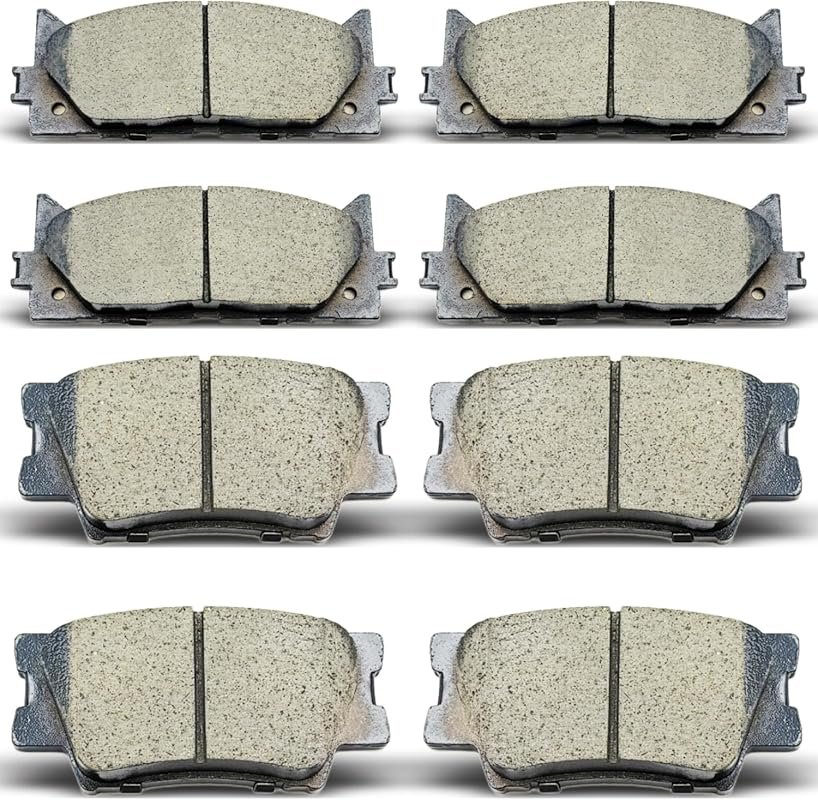A Full Ceramic Brake Pad Set for Toyota Camry Vehicles from 2007 to 20