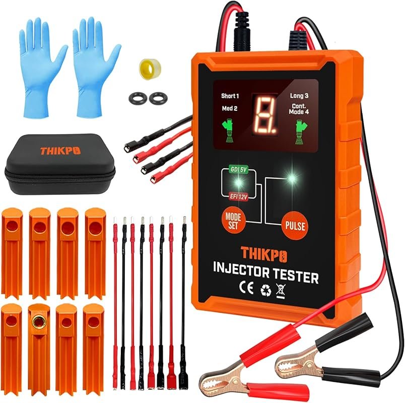 Universal Fuel Injector Tester Cleaner Kit for Simultaneous Testing of