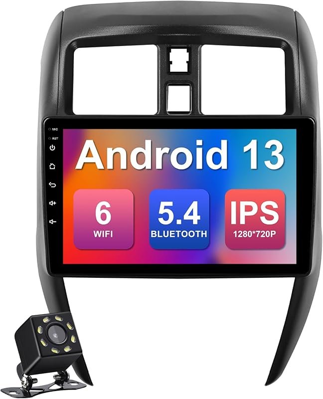 10.1-Inch Android 13 Car Stereo for 2015-2019 Nissan Versa with CarPla