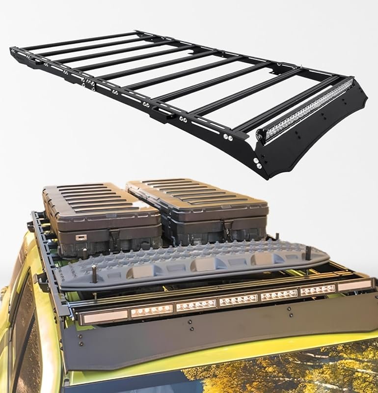 Heavy-Duty Aluminum Roof Rack for the Land Cruiser 250 with Factory Mo