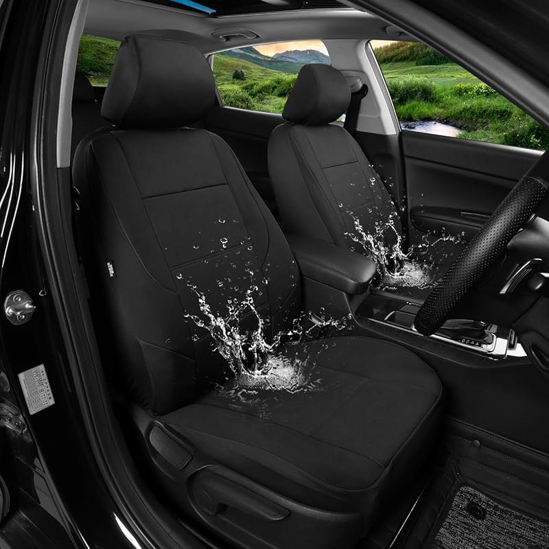 GIANT PANDA neoprene front seat covers for Toyota Highlander, leak-pro