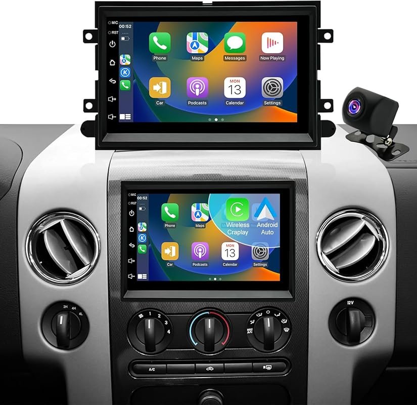 Car Stereo for Ford F350 and Other Models with Touchscreen, Wireless C