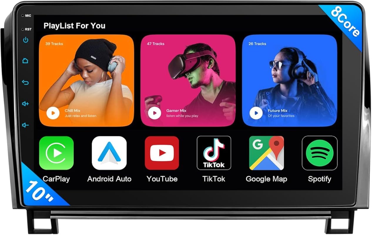 10-Inch Head Unit for 2007-2013 Toyota Tundra and 2008-2012 Sequoia wi