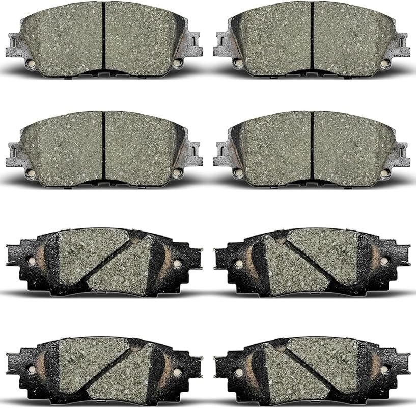 Front and Rear Brake Pads for Toyota Camry Hybrid 2018 to 2022 and Oth