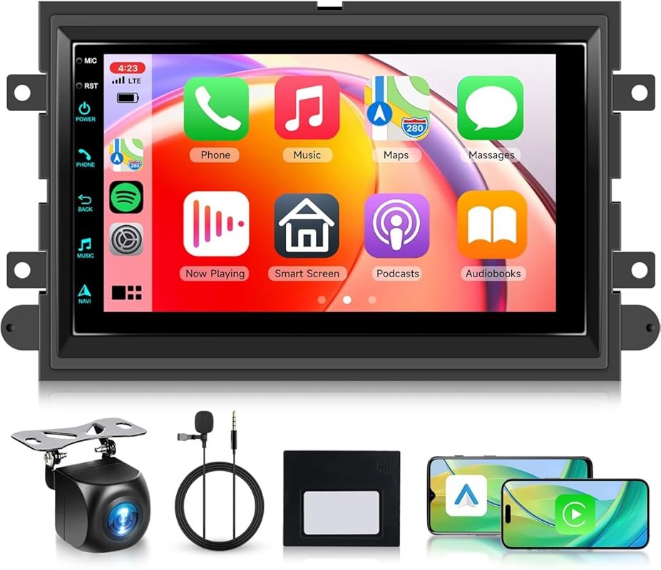 4 Core+64G Android 13 Car Radio Stereo for Ford F150 F250 F350 2004