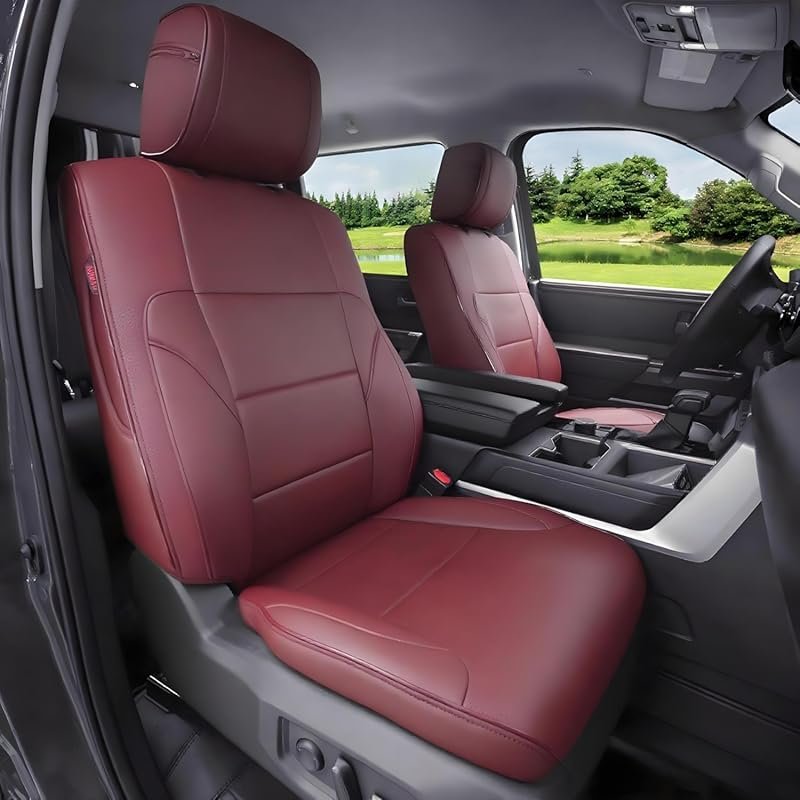 Custom Faux Leather Seat Covers for 2022-2026 Toyota Tundra CrewMax an