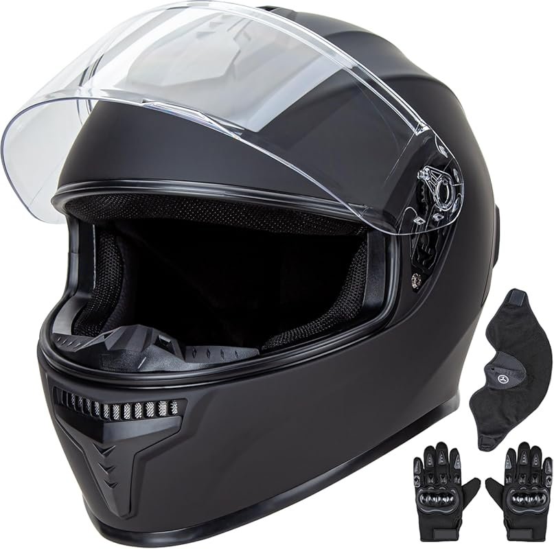 Cartman DOT Approved Motorcycle Helmet - Full Face Helmet