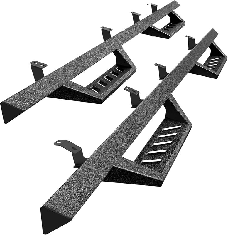 Tyger Auto LanderX running boards with a drop step design for the 2007
