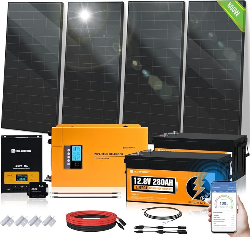 ECO-WORTHY 800W RV Solar Panel Kit