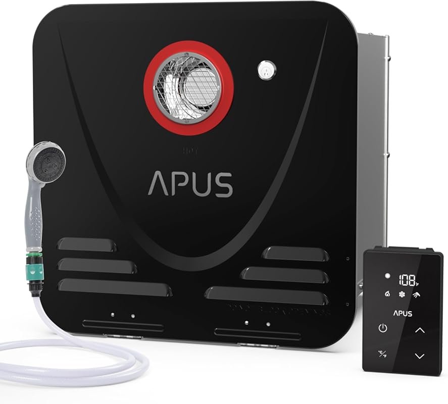 APUS RV Tankless Water Heater with 68,000 BTU, 3.9 GPM, High Altitude