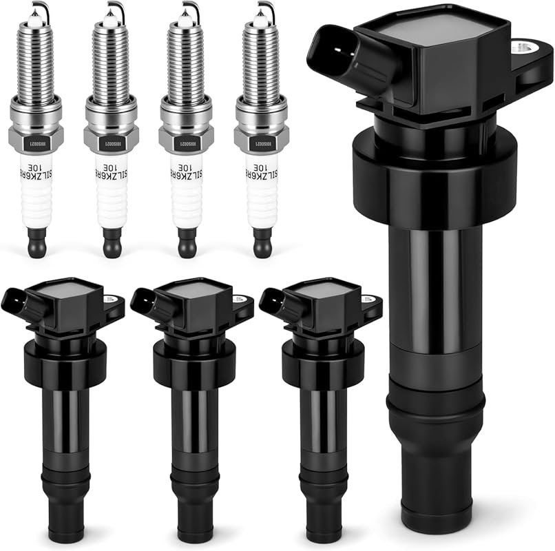 UF652 Ignition Coil Pack and Spark Plugs for Hyundai Veloster 1.6L L4 