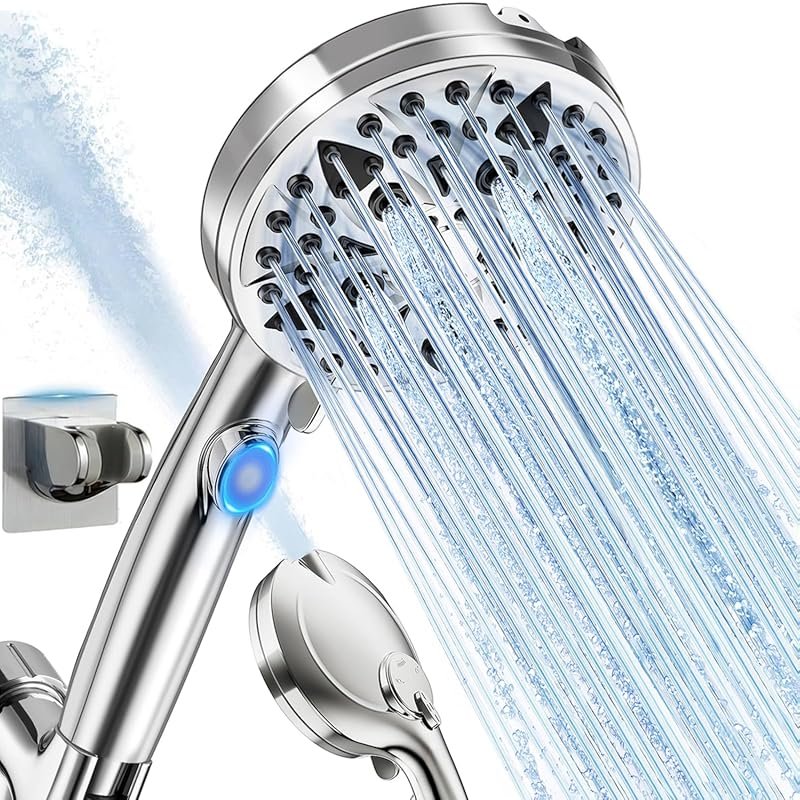9-Mode High Pressure RV Shower Head with Handheld, On/Off Switch, Anti
