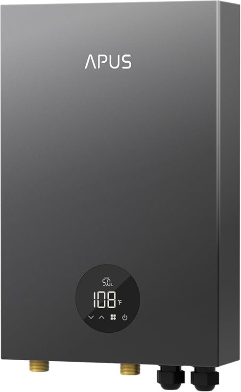 APUS 27kW Electric Tankless Water Heater with Memory Function and LED
