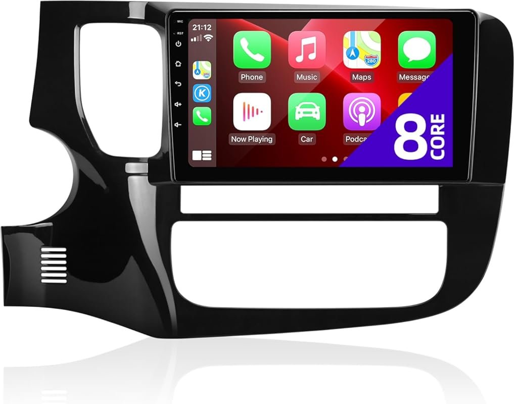 Wireless CarPlay and Android Auto Touchscreen Radio for Mitsubishi Out